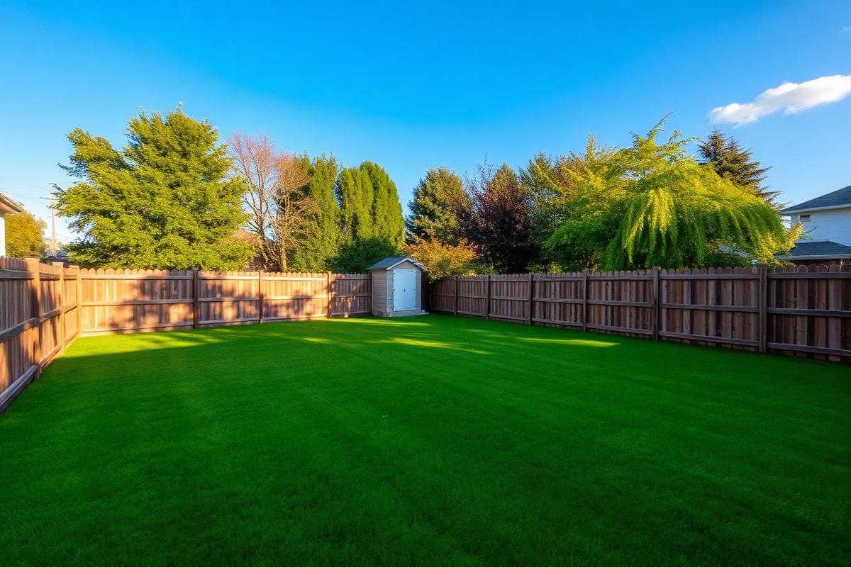 Fenced Yard
